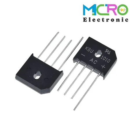 10A پل دیود 10 آمپر ردیفی KBU1010 - تصویر 1