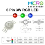 ال ای دی پاور LED 1W RGB - تصویر 4