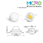 ال ای دی پاور LED 1W سفید آفتابی - تصویر 8
