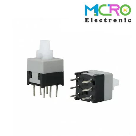 SWITCH-2 کلید شستی 8.5x8.5 6PIN - تصویر 1