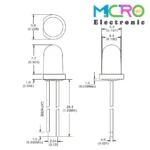 ال ای دی لیزری زرد انبه ای 5mm - تصویر 4