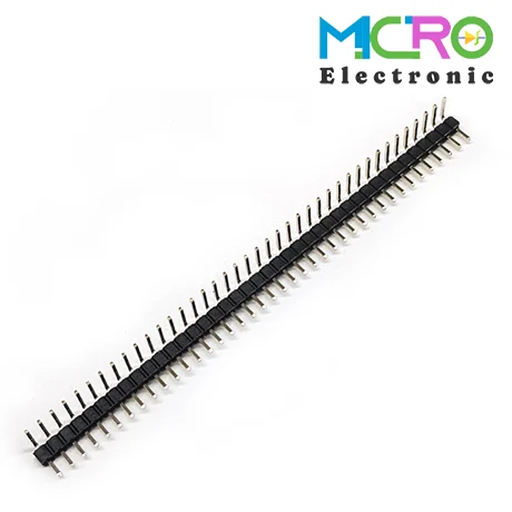 پین هدر نری 1x40 R-A 2.0mm پین هدر نری رایت 1x40 R-A 2.0mm - تصویر 1