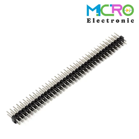 پین هدر نری صاف 2x40 2.0mm پین هدر نری صاف 2x40 2.0mm - تصویر 1