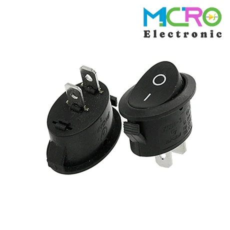 کلید راکر بیضی دوحالته KCD7-101 2PIN-1 کلید راکر بیضی دوحالته KCD7-101 2PIN - تصویر 1