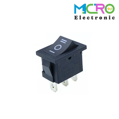 کلید راکر سه حالته KCD1-401-2 3PIN-2 کلید راکر سه حالته KCD1-401-2 3PIN - تصویر 1