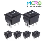 کلید راکر شستی بزرگ سه حالته KCD4-203S 6PIN - تصویر 3