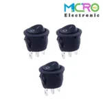 کلید راکر گرد دوحالته KCD1-601 3PIN - تصویر 3