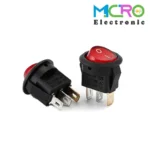 کلید راکر گرد کوچک چراغدار KCD1-601SN - تصویر 3