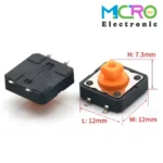 تک سوئیچ 12x12x7.3 4PIN پکیج SMD - تصویر 3