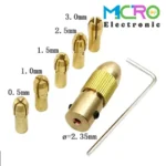 ست سه نظام پنج سر ایرانی با قطر شافت 2.35mm و سایز مته 0.5 تا 3mm - تصویر 5