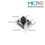 تک سوئیچ 6x6x13 R/A 2PIN پکیج DIP - تصویر 8