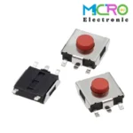 تک سوئیچ مربعی 6x6x3.1 4PIN پکیج SMD کد7 - تصویر 4