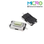 تک سوئیچ مستطیلی پنلی 3x6x2.5 2PIN پکیج SMD کد6 - تصویر 3