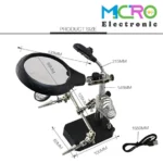 گیره مونتاژ ذره بین دار TE-800 - تصویر 4