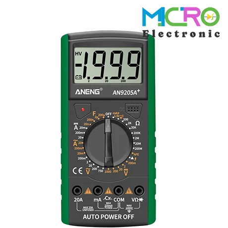 an9205-1-1 مولتی متر دیجیتالی AN9205 برند ANENG - تصویر 1