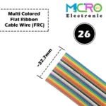 کابل فلت 26 رشته رنگی IDC خور (1 متری) - تصویر 2