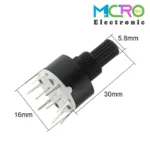 کلید سلکتور پلاستیکی RS16 دو حالته 2 پل - تصویر 3