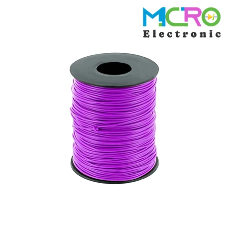 سیم بنفش سیم افشان سایز 1x0.25 بنفش (1متر) - تصویر 1