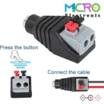 فیش آداپتور مادگی با ترمینال فشاری - تصویر 2