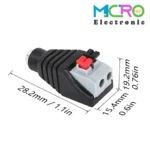 فیش آداپتور مادگی با ترمینال فشاری - تصویر 4