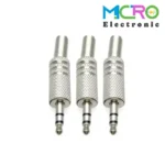 فیش استریو فلزی 3.5mm - نقره ای رنگ - تصویر 4