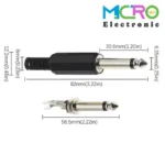 فیش میکروفن مونو پلاستیکی - تصویر 3