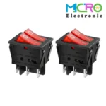 کلید راکر باریک چراغدار دو پل KCD3-201N - تصویر 4