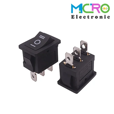 کلید راکر سه حالته کوچک KCD1-701 3PIN-2 کلید راکر سه حالته کوچک KCD1-701 3PIN - تصویر 1