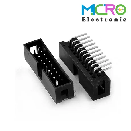 BOX-2X10-2 باکس هدر 2X10 رایت Box 20Pin RA - تصویر 1