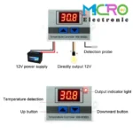 ترموستات 12VDC دیجیتال HW-W3001 - تصویر 2
