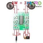 ماژول آمپلی فایر 2x3W کلاس D با تراشه PAM8403 - تصویر 2