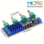ماژول آمپلی فایر دیجیتال دو کاناله 2x80W مدل HW-715 - تصویر 3