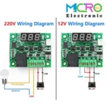ماژول ترموستات دیجیتال XH-W1209 دارای نمایشگر و کلیدهای کنترلی - تصویر 7