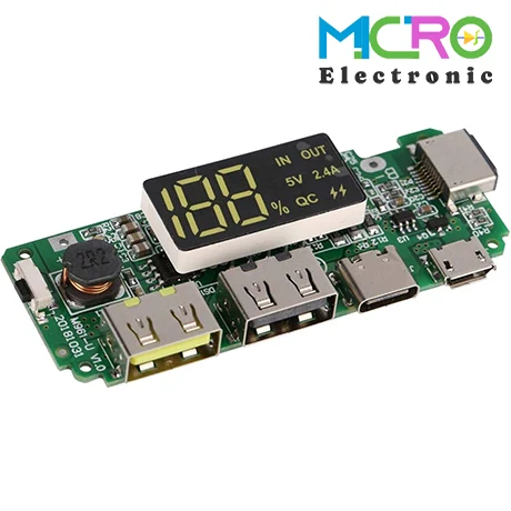 ماژول ساخت پاوربانک دارای نمایشگر H961-1 ماژول ساخت پاوربانک دارای نمایشگر H961 - تصویر 1