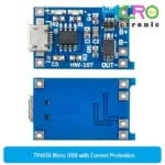 ماژول شارژر باتری لیتیومی TP4056 با کانکتور micro-USB همراه با مدار حفاظت - تصویر 4