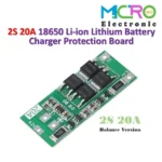 ماژول محافظ شارژ باتری لیتیومی 2 سل 20A - تصویر 2