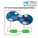 ماژول محافظ شارژ باتری لیتیومی 2 سل 4A - تصویر 2