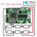 ماژول محافظ شارژ باتری لیتیومی 6 سل 15A - تصویر 3