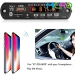 پخش کننده MP3 PLAYER پنلی بلوتوثی 12V مدل 747 اکولایزردار - تصویر 2