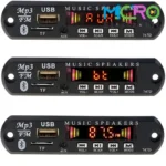 پخش کننده MP3 PLAYER پنلی بلوتوثی 12V مدل 747 اکولایزردار - تصویر 4