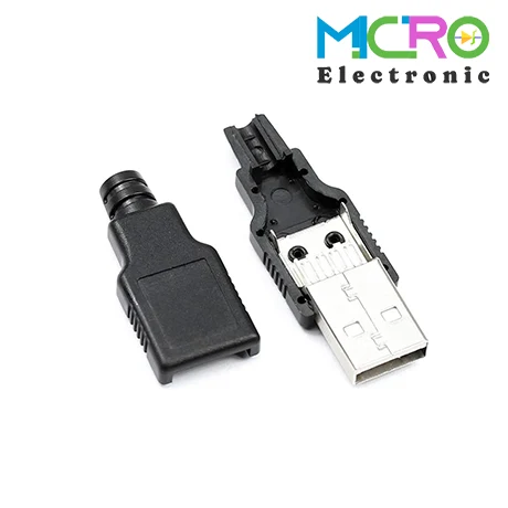 USB11-3 سوکت USB A نری تعمیری - تصویر 1
