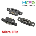 کانکتور مادگی micro USB پنلی 5 پین - تصویر 2