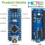 آردوینو نانو Arduino NANO CH340 - تصویر 3