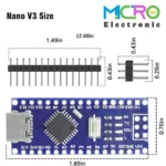 آردوینو نانو Arduino NANO CH340 با پورت TYPE-C - تصویر 5