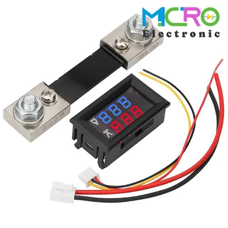 آمپرمتر ولتمتر DC روپنلی 50 آمپر 0v-100v شنت خور-10 آمپرمتر ولتمتر DC روپنلی 100 آمپر 0v-100v شنت خور - تصویر 1