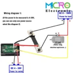 آمپرمتر ولتمتر DC روپنلی 100 آمپر 0v-100v شنت خور - تصویر 7