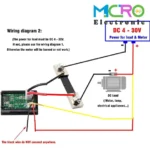 آمپرمتر ولتمتر DC روپنلی 100 آمپر 0v-100v شنت خور - تصویر 8