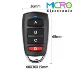 ریموت 4 کانال کدلرن طرح آزرایی 315MHzمدل A - تصویر 3