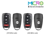ریموت 4 کانال کدلرن طرح آزرایی 433MHzمدل B - تصویر 2