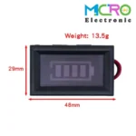 ماژول نمایشگر سطح شارژ باترى 12V روپنلی - تصویر 2